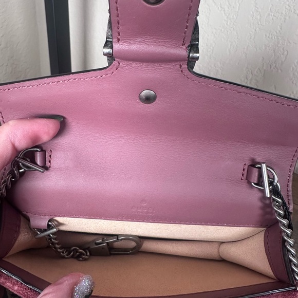 Authentic Super Mini Gucci Dionysus Pink Blooms Crossbody - Picture 8 of 9